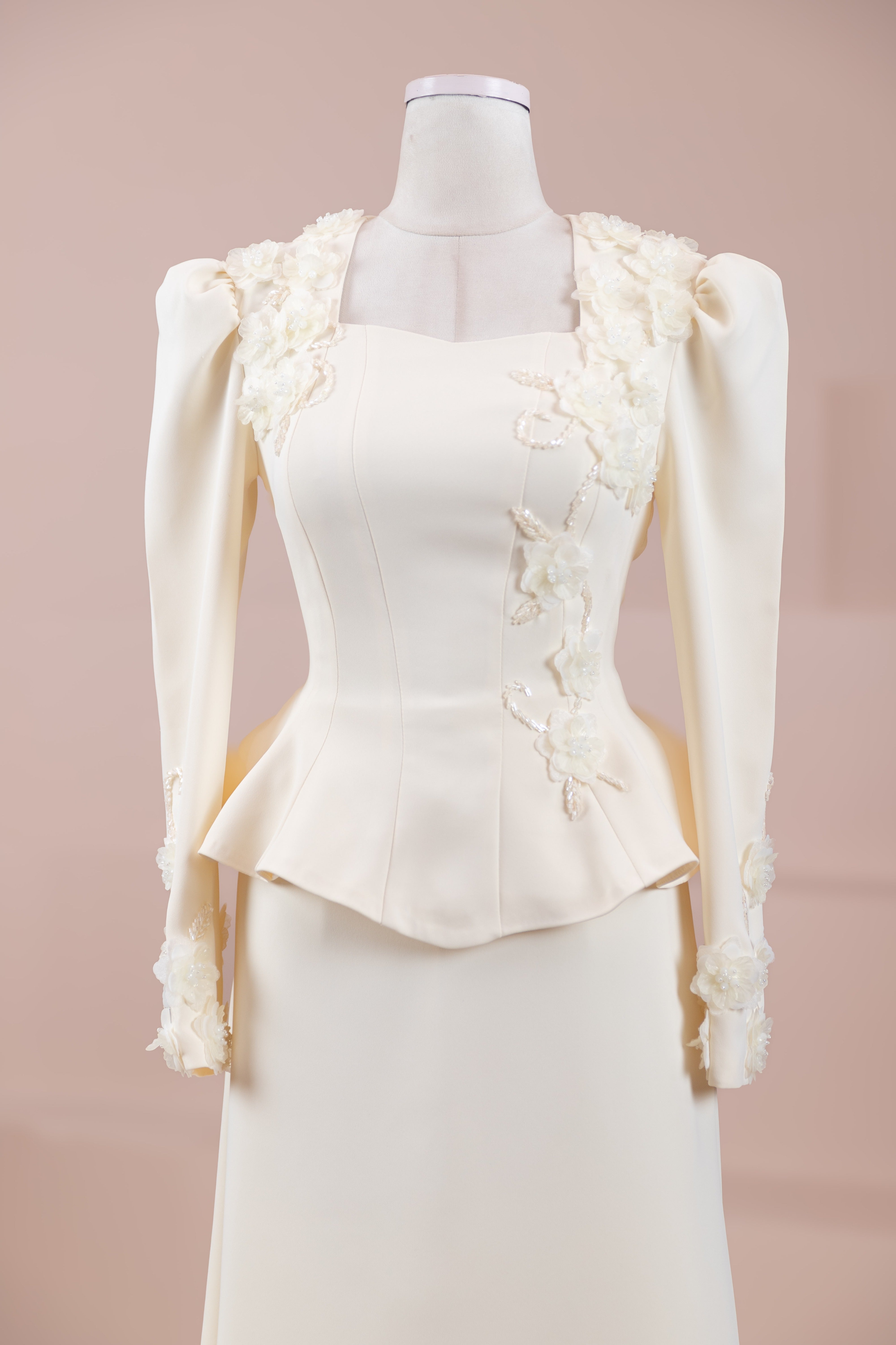 Elowen Robe de soirée voilée