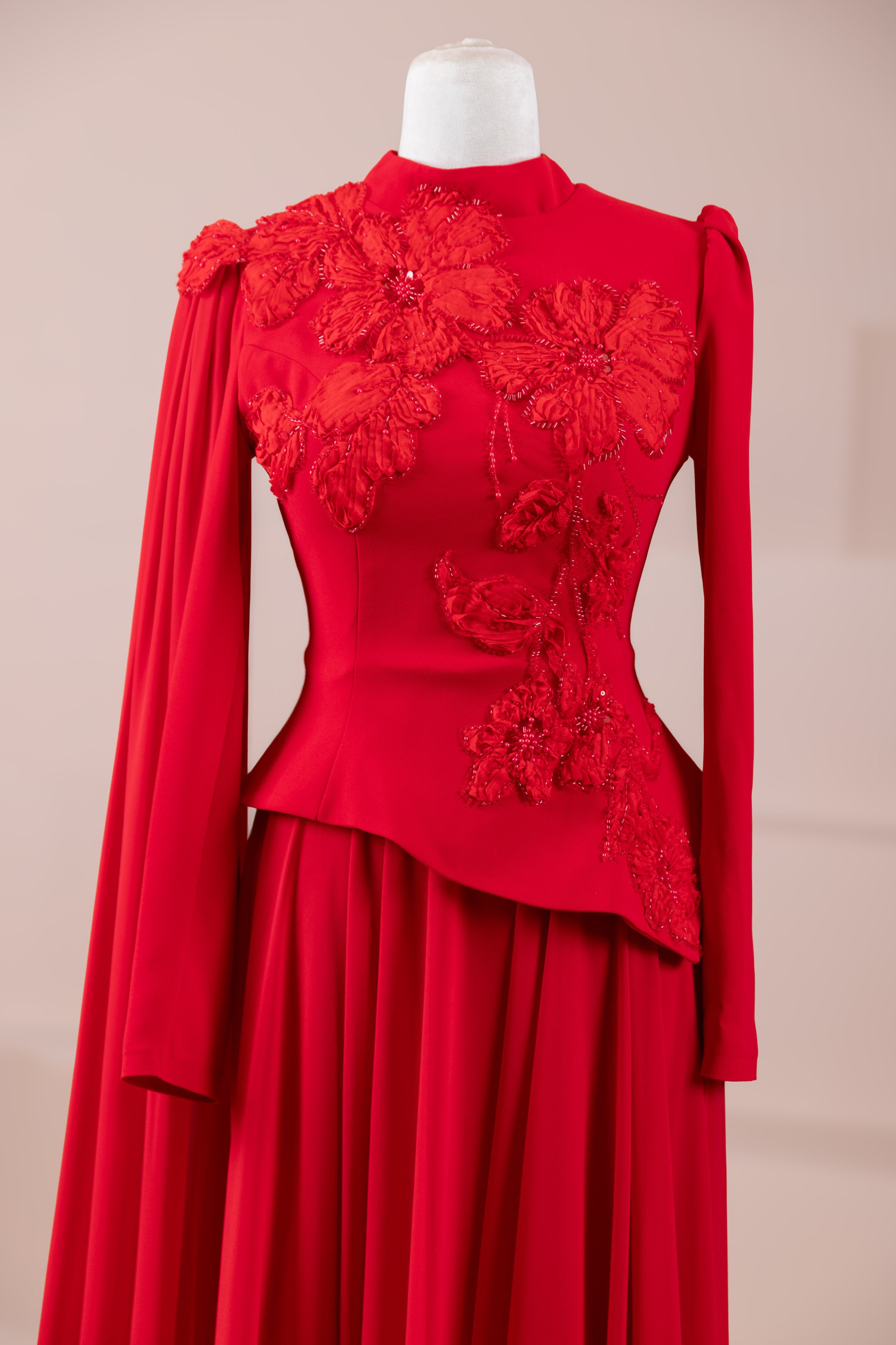 Dreza Robe de soirée voilée