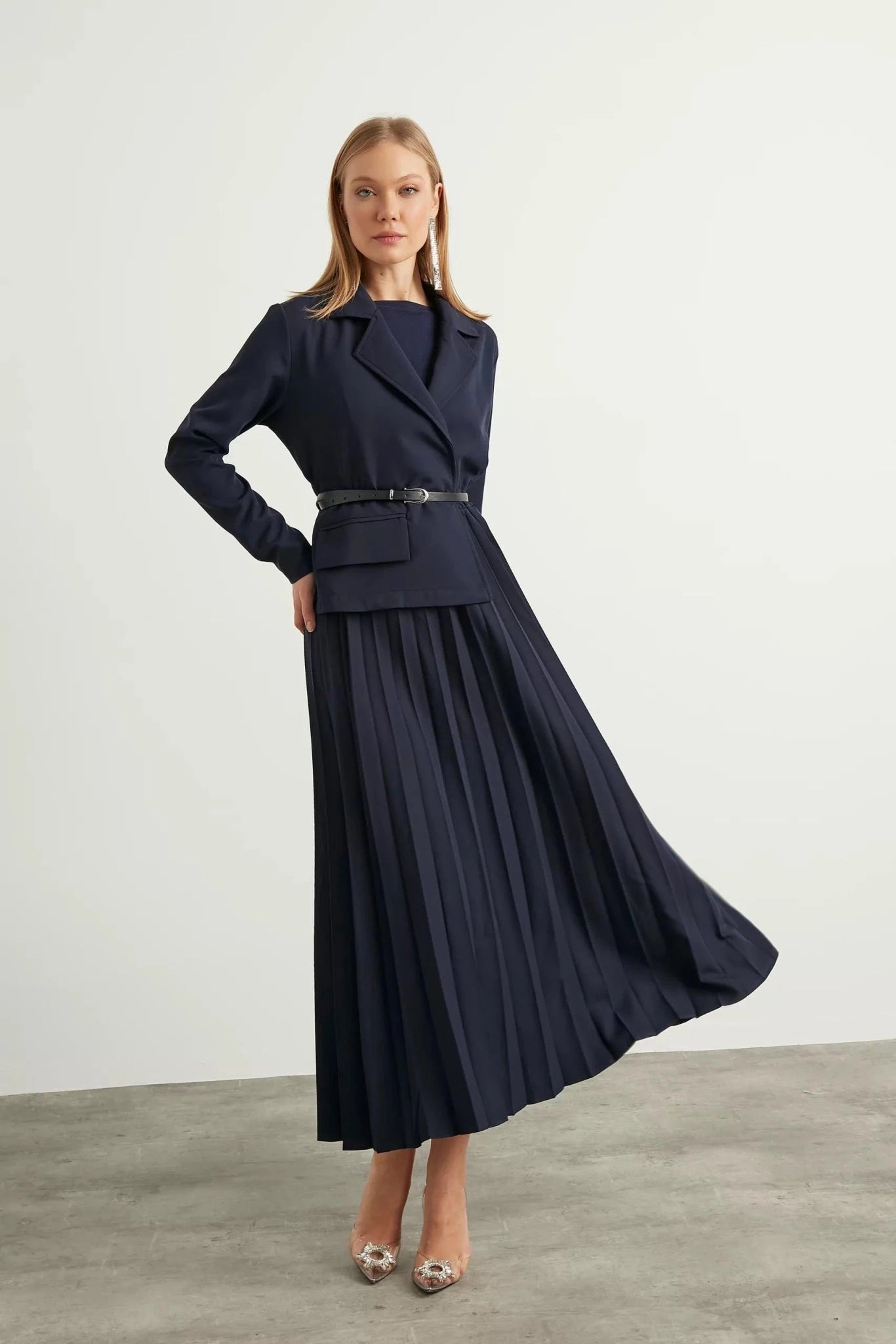 Aden Tesettür Elbise - FioraofDress - tesettur - abiye - 42 - KAHVERENGİ - hijab - evening - dress