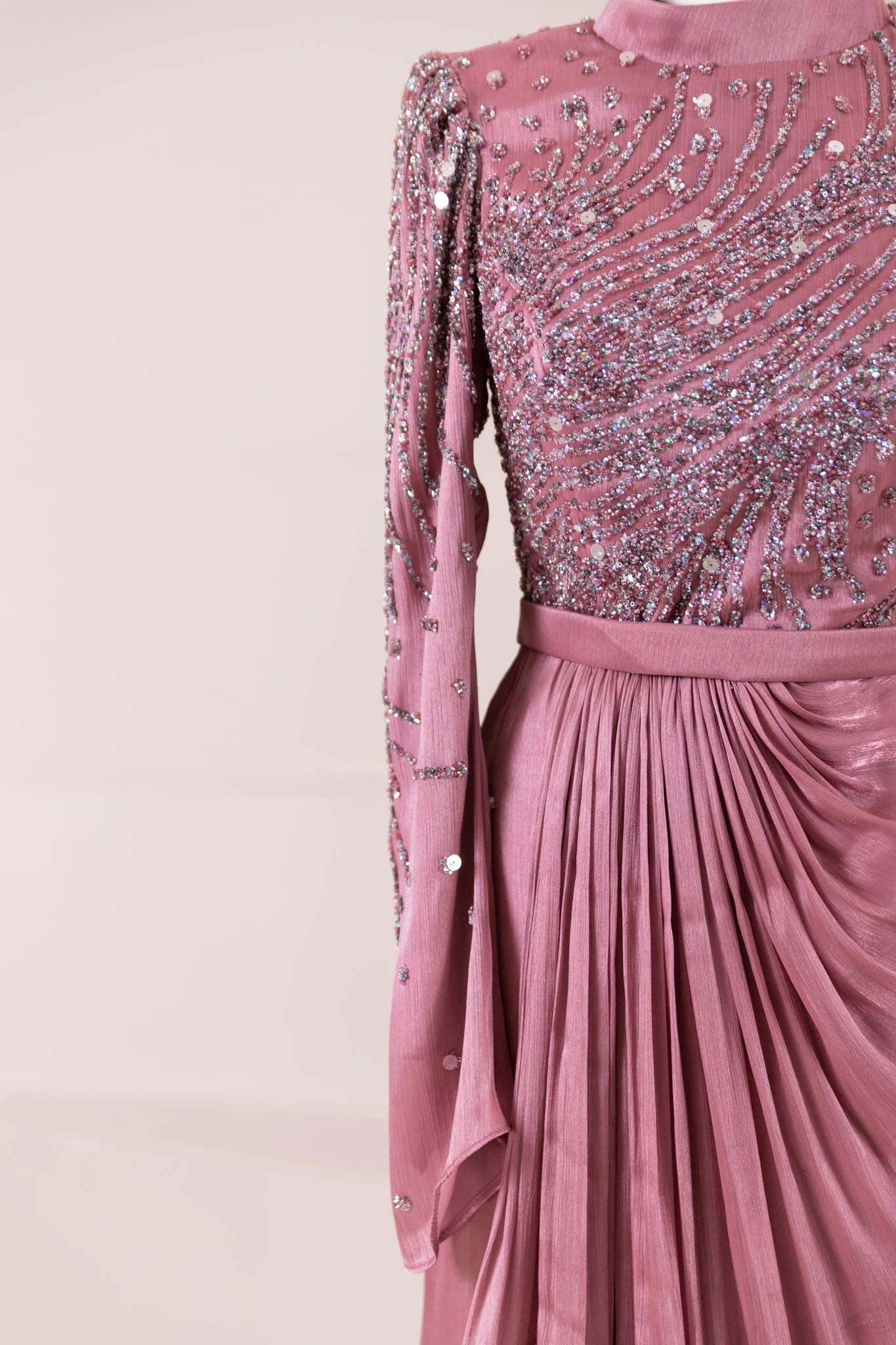 Ahenk Tesettür Abiye - FioraofDress - tesettur - abiye - Berry - 38 - hijab - evening - dress