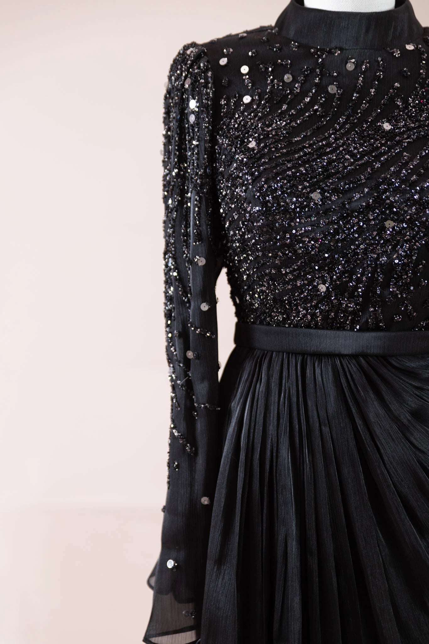 Ahenk Tesettür Abiye - FioraofDress - tesettur - abiye - SİYAH - 38 - hijab - evening - dress