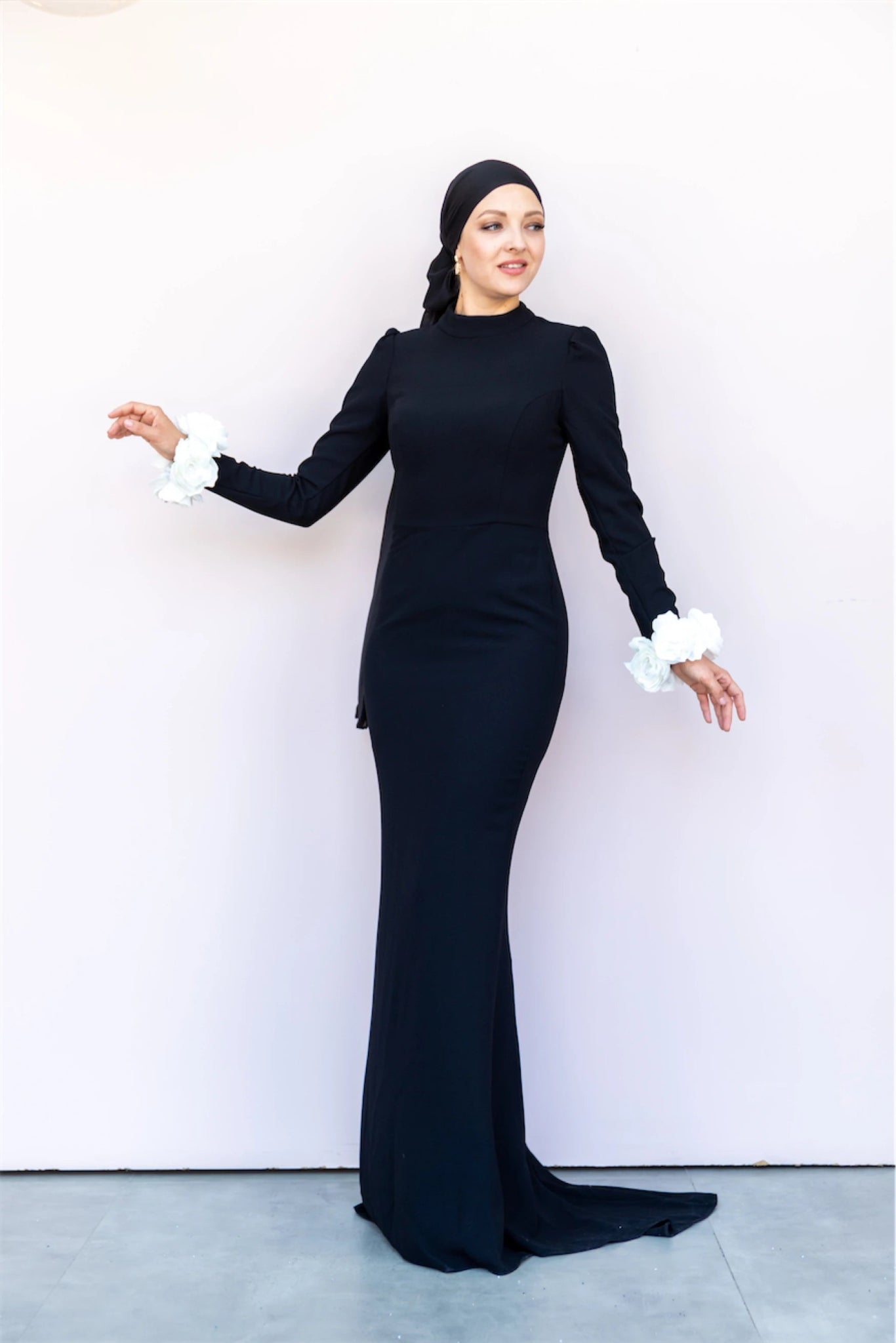 Allegra Tesettür Abiye - FioraofDress - tesettur - abiye - 44 - Siyahh - hijab - evening - dress