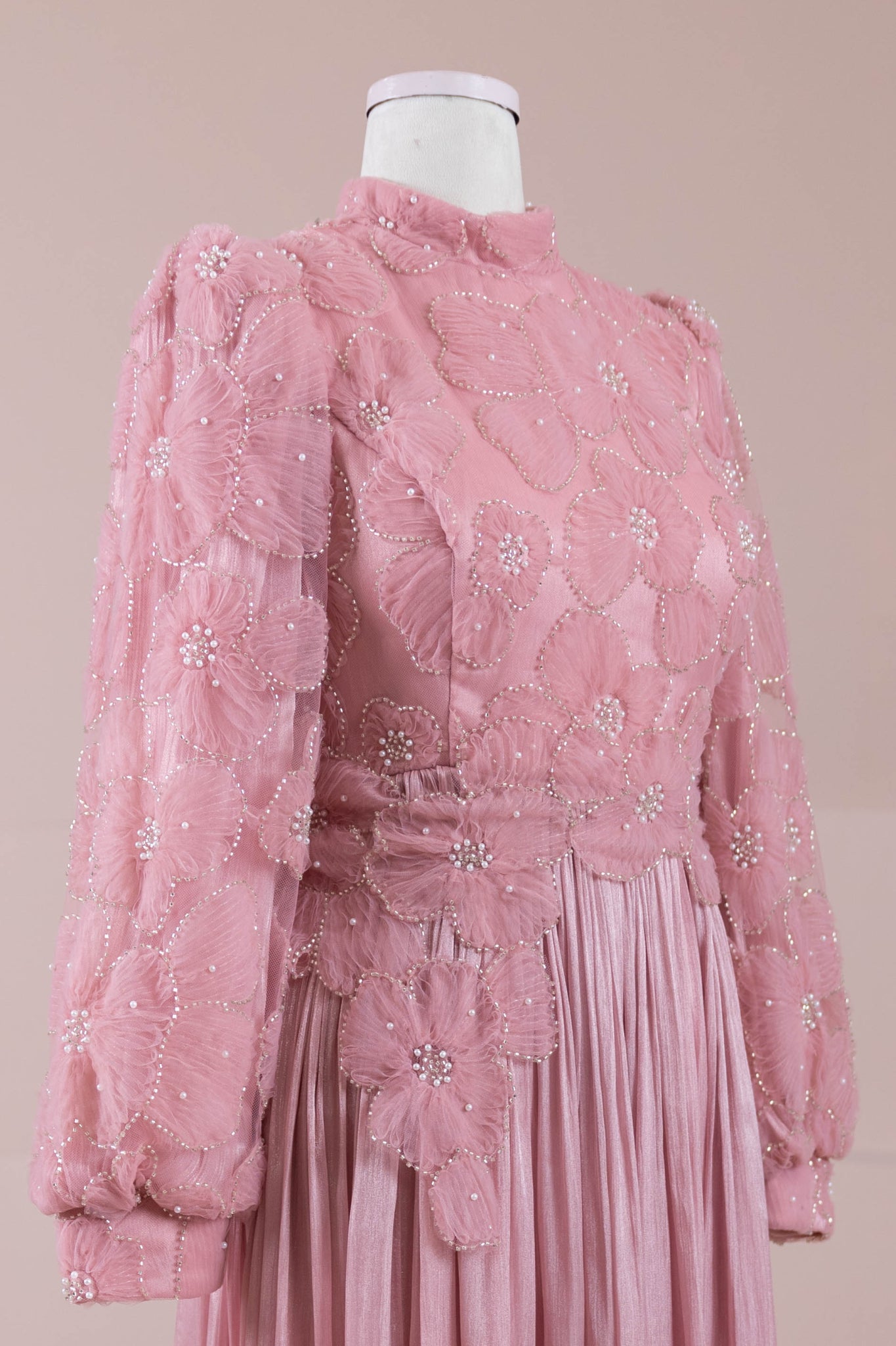 Alora Tesettür Abiye - FioraofDress - tesettur - abiye - PEMBE - 38 - hijab - evening - dress