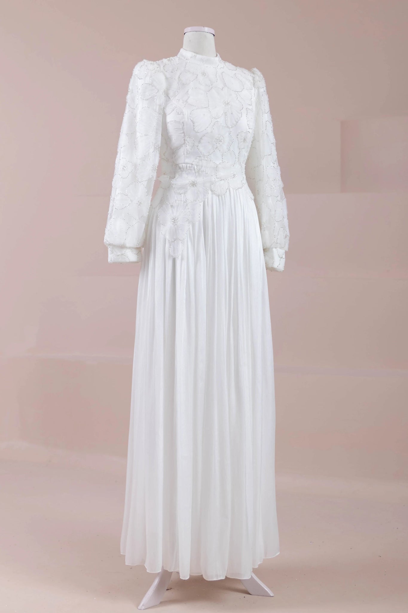 Alora Tesettür Abiye - FioraofDress - tesettur - abiye - Beyaz - 38 - hijab - evening - dress