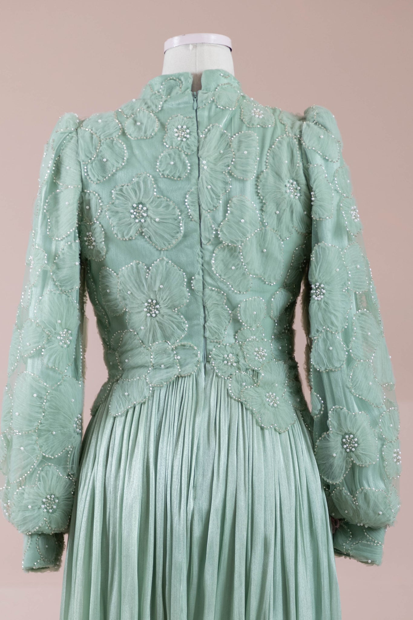 Alora Tesettür Abiye - FioraofDress - tesettur - abiye - mint yeşili - 38 - hijab - evening - dress