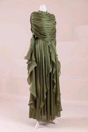 Aréa Tesettür Abiye - FioraofDress - tesettur - abiye - Çimen yeşili - 38 - hijab - evening - dress