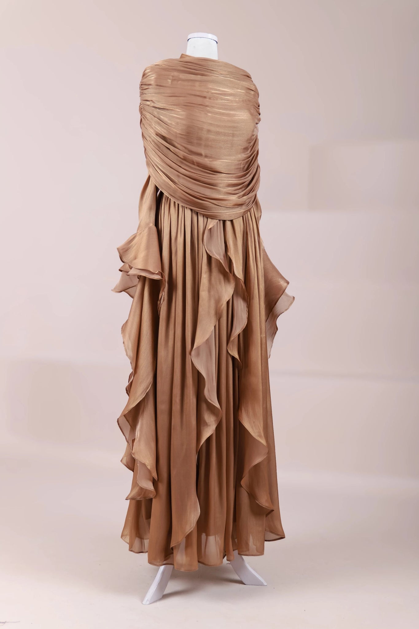 Aréa Tesettür Abiye - FioraofDress - tesettur - abiye - Ekru - 38 - hijab - evening - dress