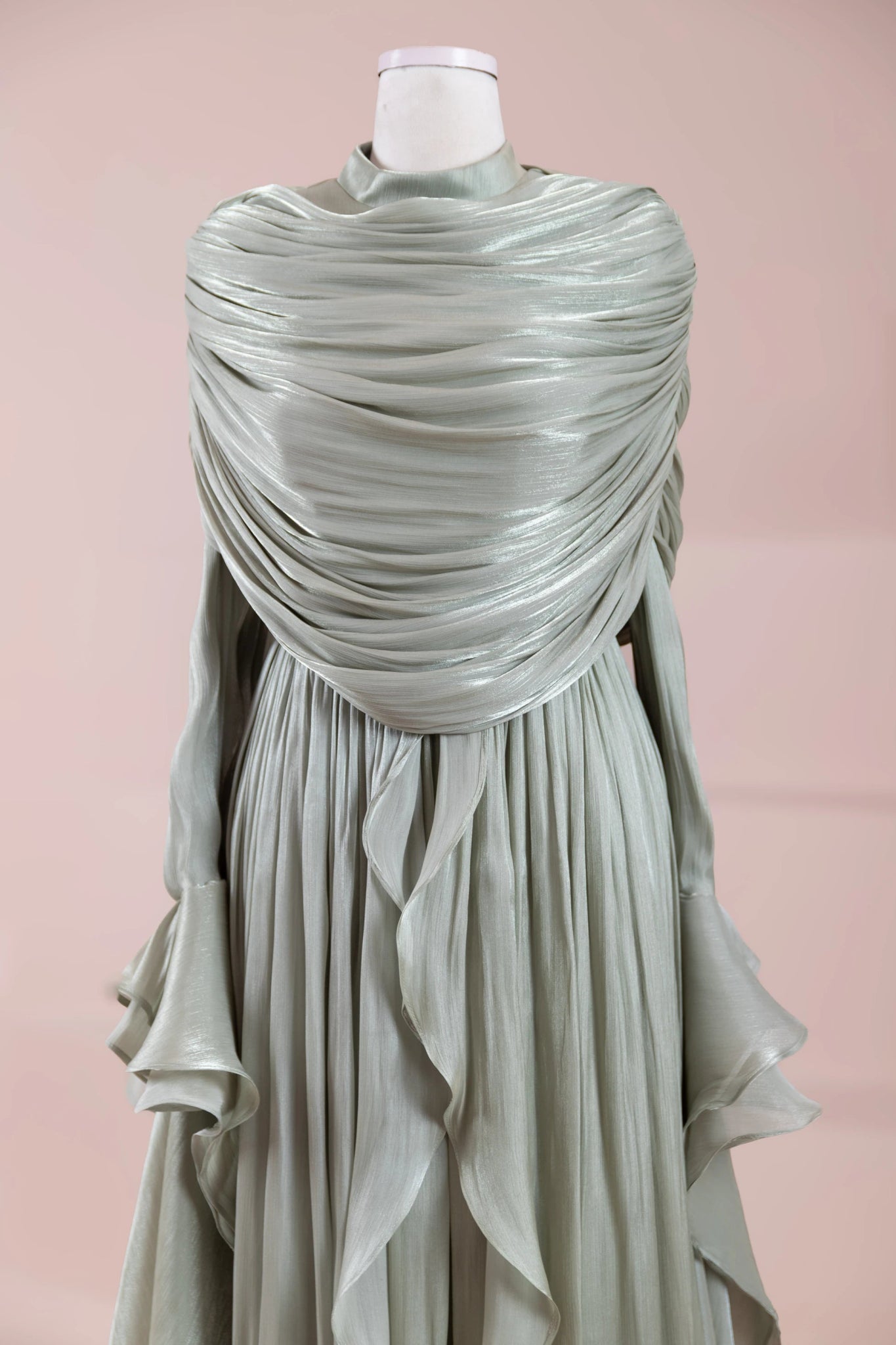 Aréa Tesettür Abiye - FioraofDress - tesettur - abiye - Çagla yeşili - 38 - hijab - evening - dress