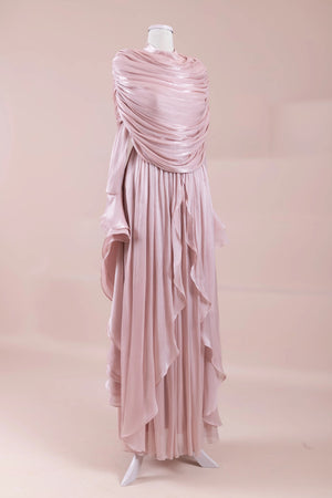 Aréa Tesettür Abiye - FioraofDress - tesettur - abiye - pudraa - 38 - hijab - evening - dress