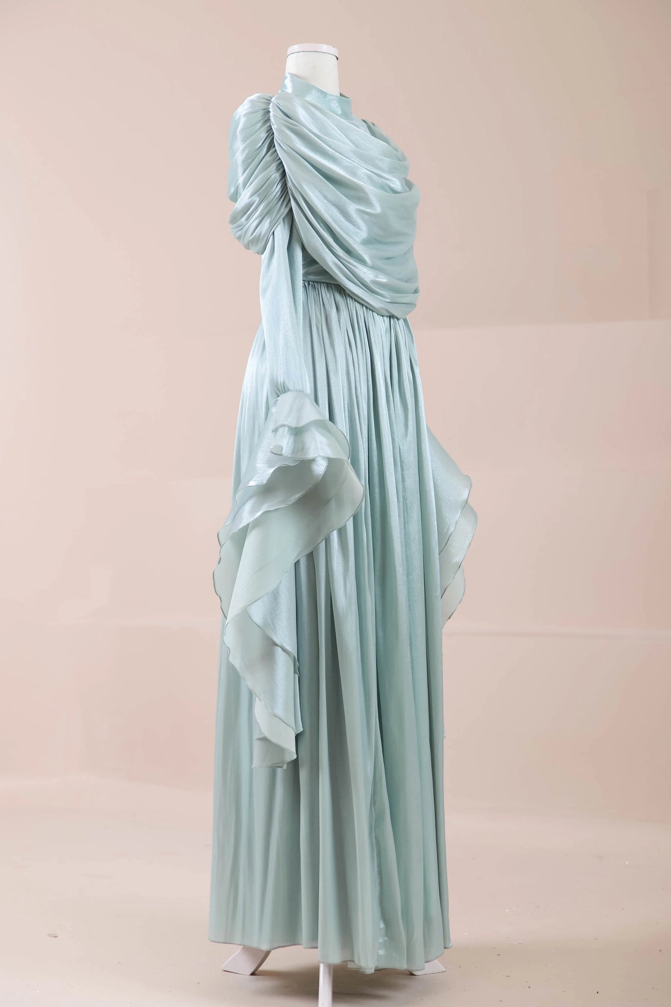 Arvia Tesettür Abiye - FioraofDress - tesettur - abiye - MİNT - 36 - hijab - evening - dress