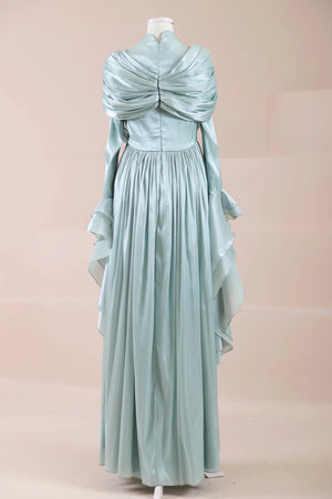 Arvia Tesettür Abiye - FioraofDress - tesettur - abiye - MİNT - 36 - hijab - evening - dress