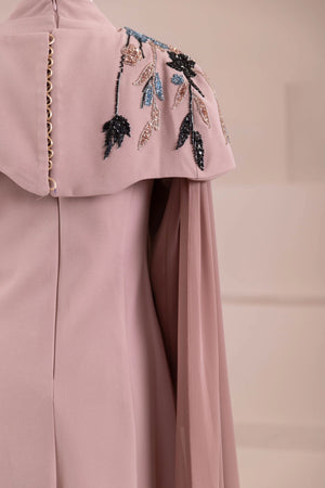 Asilta Tesettür Abiye - FioraofDress - tesettur - abiye - Gül Kurusu - 38 - hijab - evening - dress