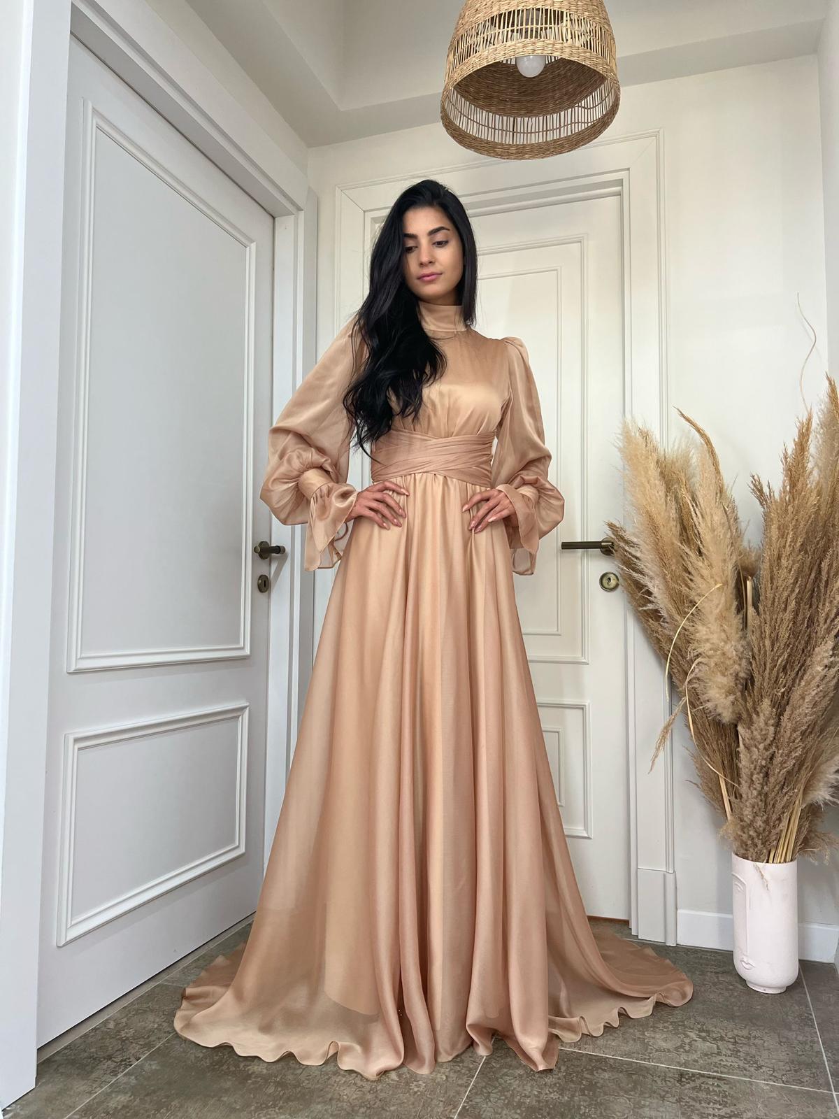 Aurora Tesettür Abiye - FioraofDress - tesettur - abiye - Morr - 36 - hijab - evening - dress