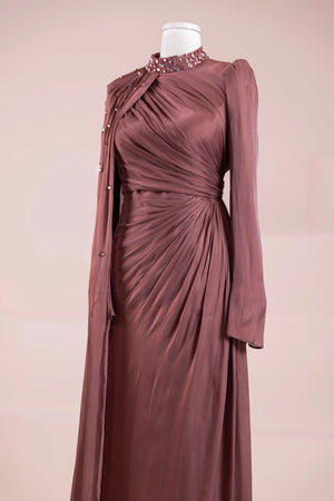 Aven Tesettür Abiye - FioraofDress - tesettur - abiye - LACİVERT - 38 - hijab - evening - dress