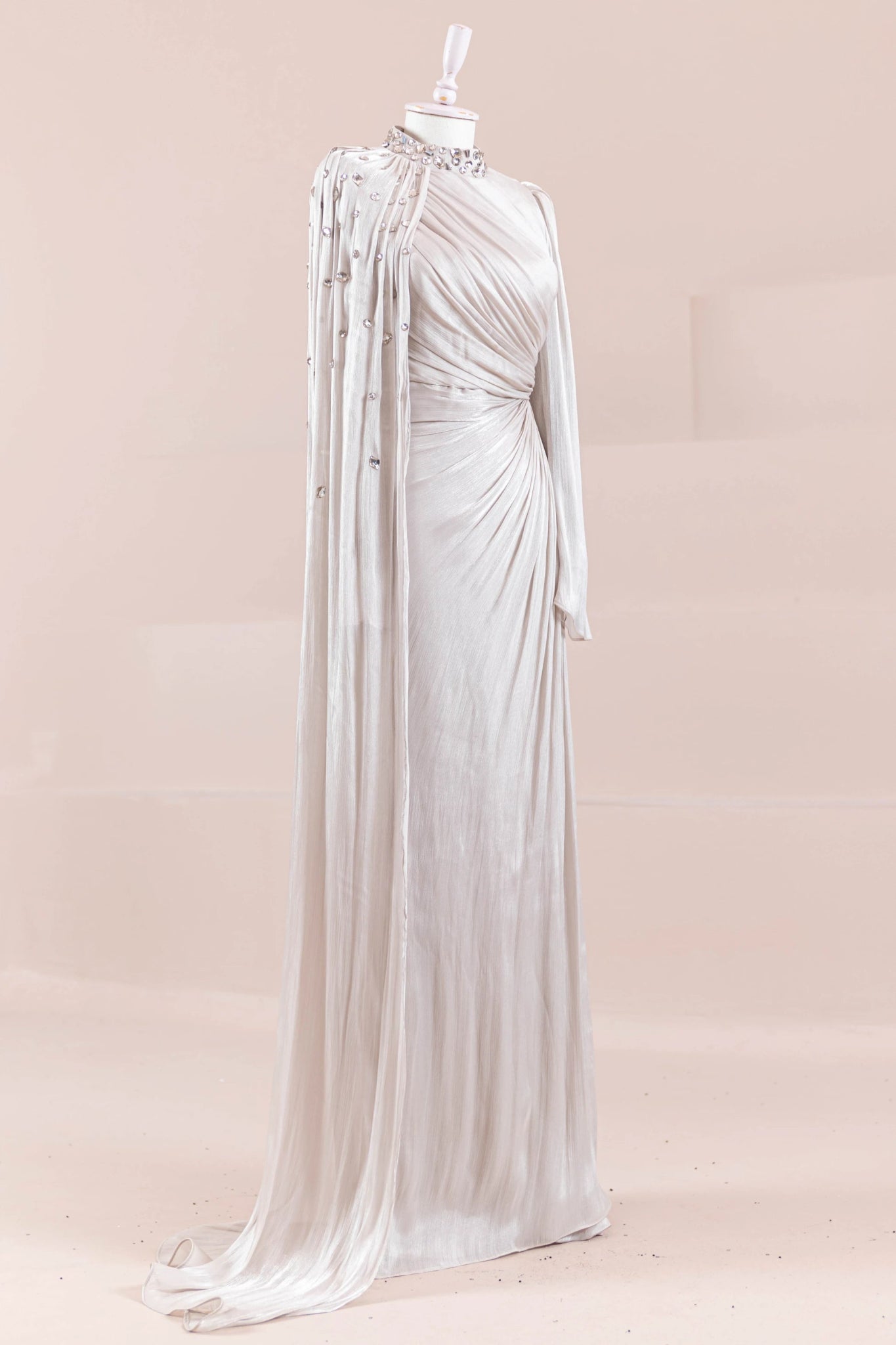 Aven Tesettür Abiye - FioraofDress - tesettur - abiye - BEJ - 38 - hijab - evening - dress