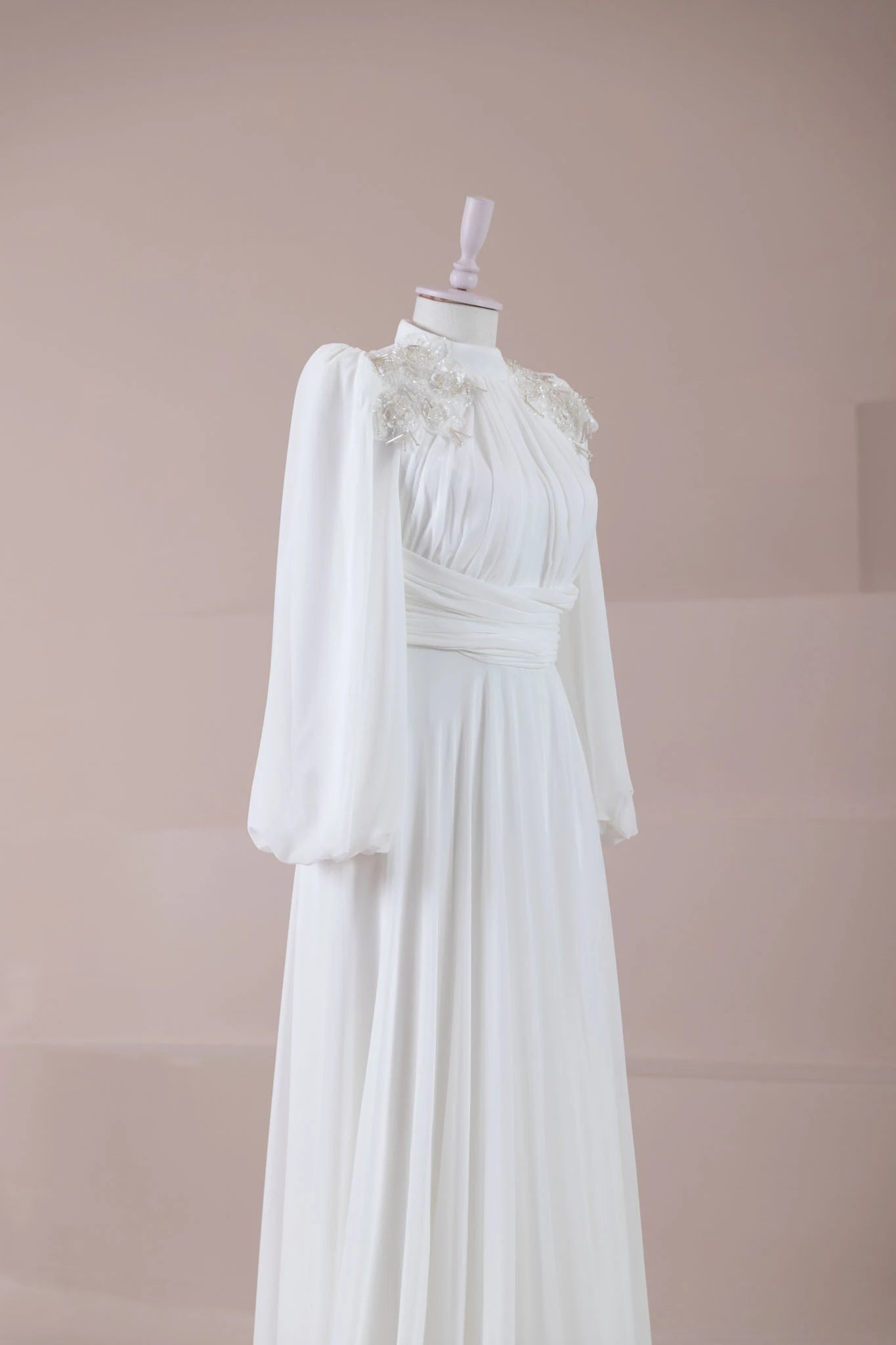 Azure Tesettür Abiye - FioraofDress - tesettur - abiye - Beyaz - 36 - hijab - evening - dress