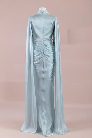 Belin Tesettür Abiye - FioraofDress - tesettur - abiye - mint - 36 - hijab - evening - dress