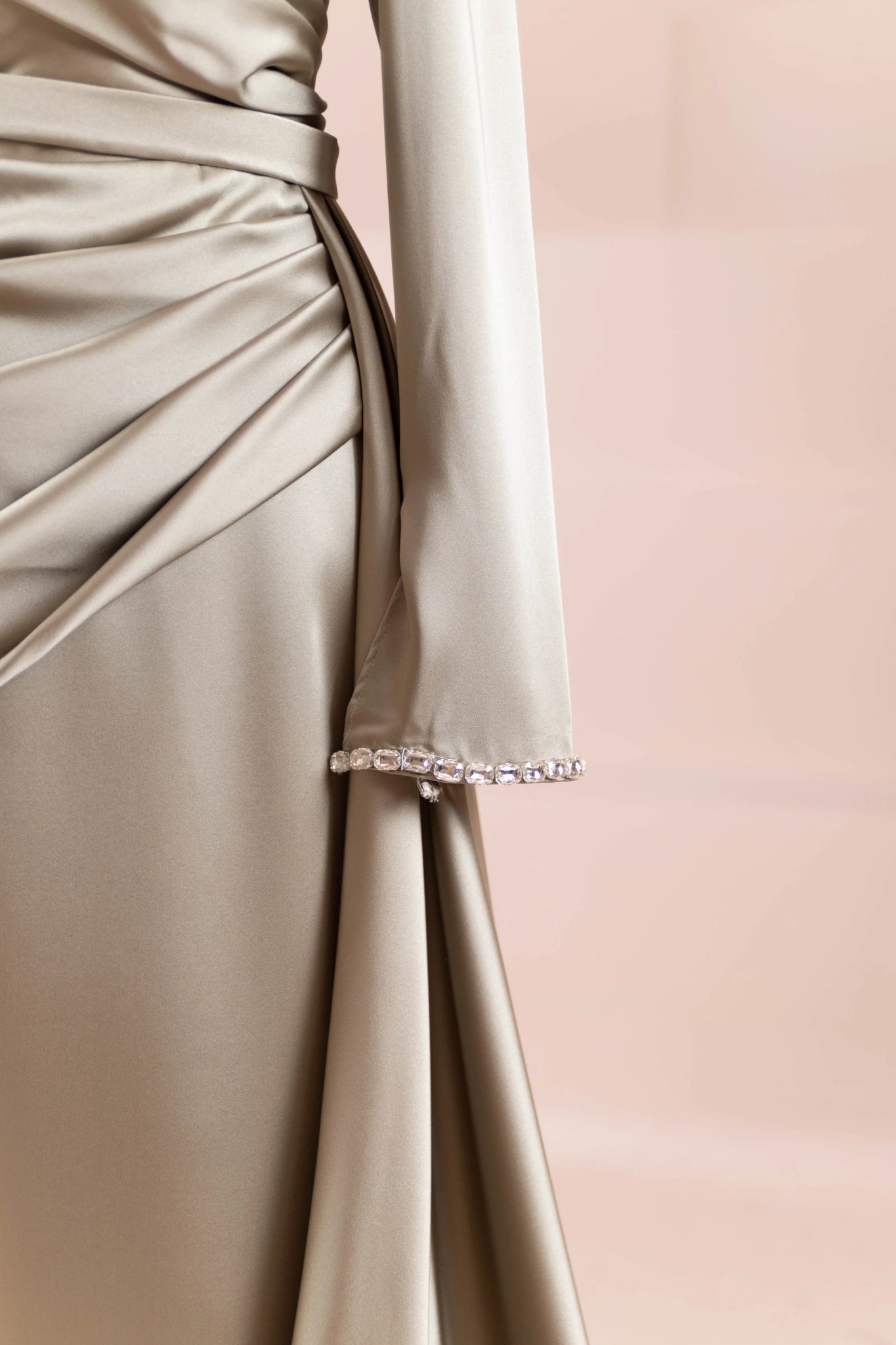 Beril Tesettür Abiye - FioraofDress - tesettur - abiye - Yağ Yeşili - 38 - hijab - evening - dress