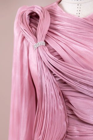 Bloom Tesettür Abiye - FioraofDress - tesettur - abiye - PEMBE - 38 - hijab - evening - dress