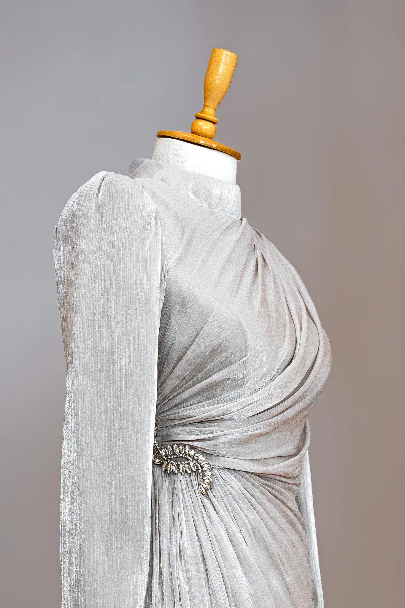 Camellia Tesettür Abiye - FioraofDress - tesettur - abiye - Ekru - 38 - hijab - evening - dress