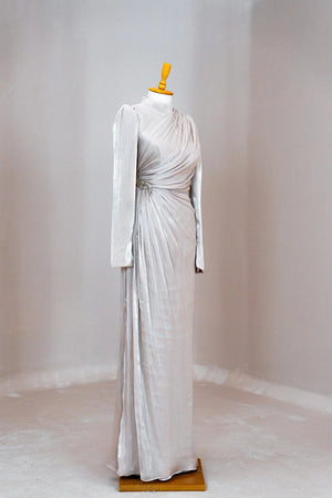 Camellia Tesettür Abiye - FioraofDress - tesettur - abiye - Ekru - 38 - hijab - evening - dress