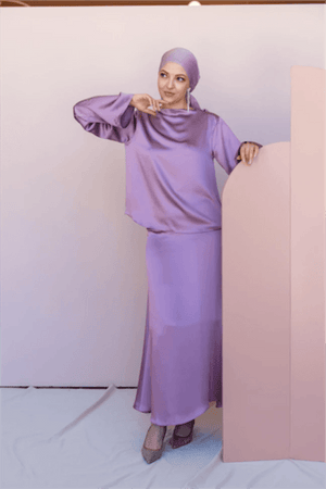 Candida Tesettür Takım - FioraofDress - tesettur - abiye - 44 - LİLAA - hijab - evening - dress