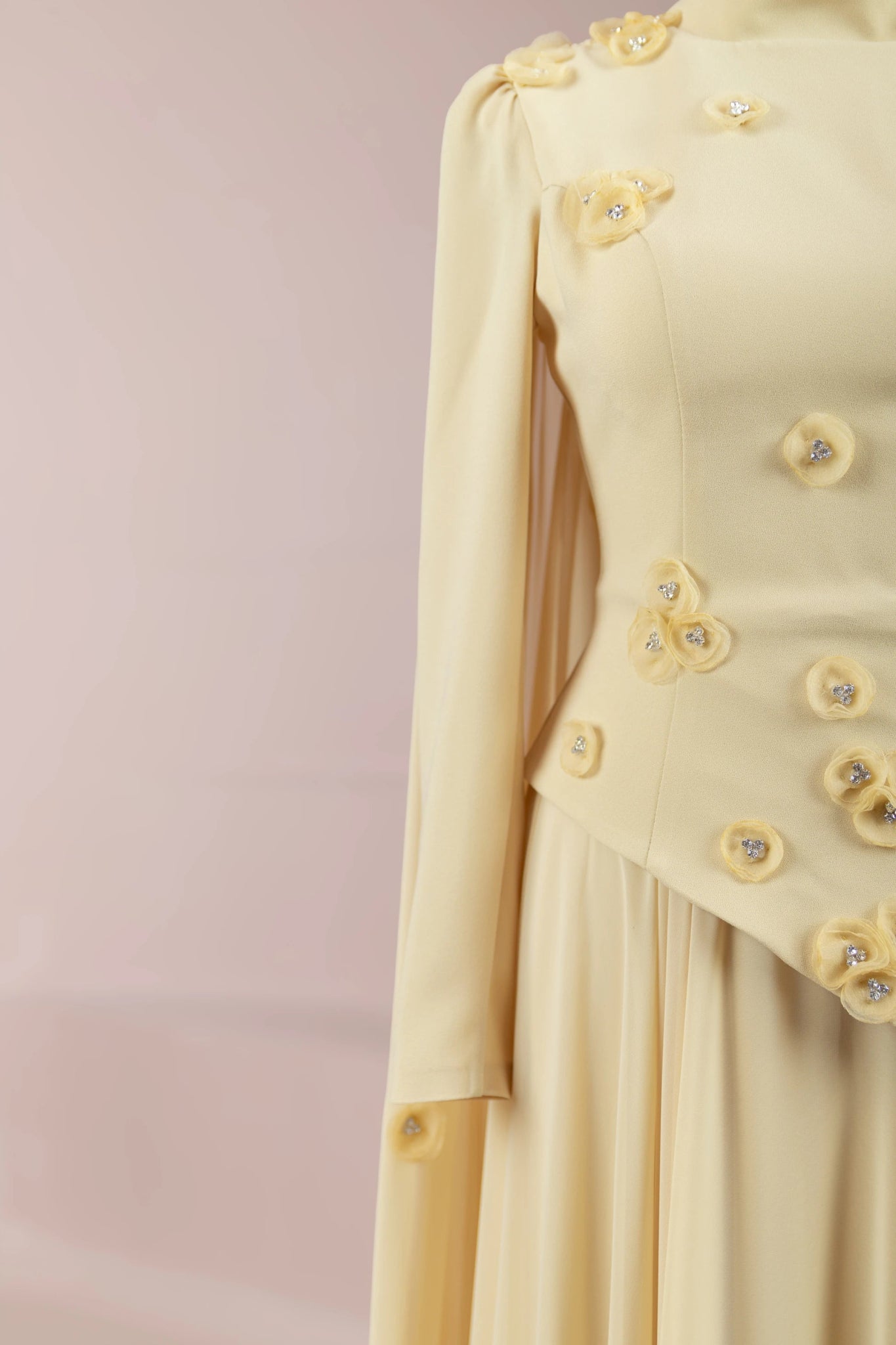 Çeliva Tesettür Abiye - FioraofDress - tesettur - abiye - Safran - 40 - hijab - evening - dress