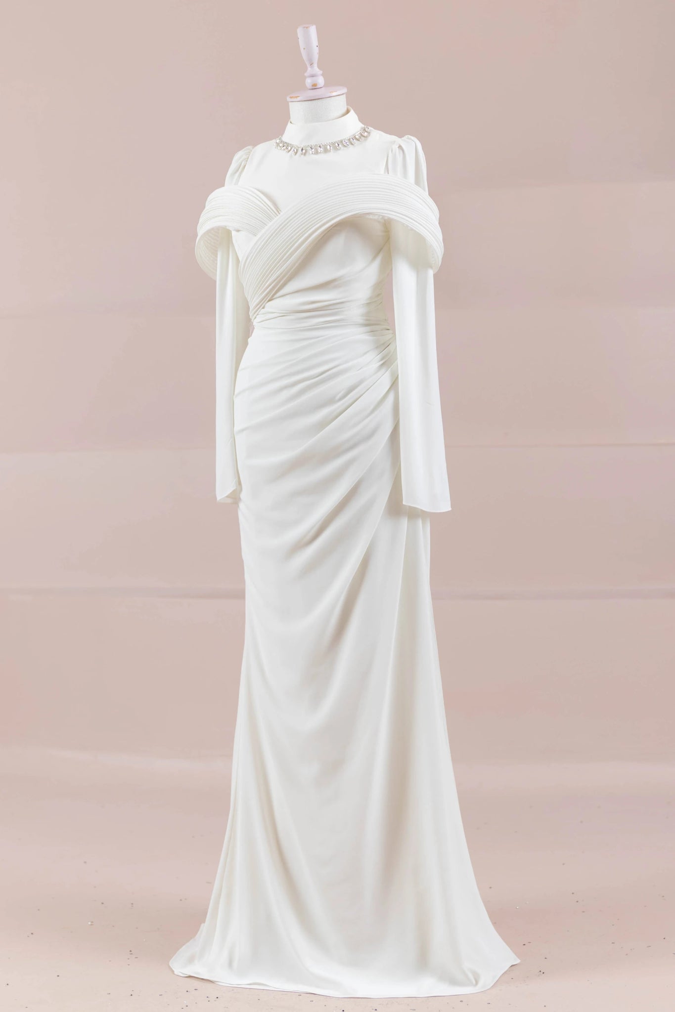 Charm Tesettür Abiye - FioraofDress - tesettur - abiye - Beyaz - 36 - hijab - evening - dress