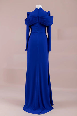 Charm Tesettür Abiye - FioraofDress - tesettur - abiye - SAX - 36 - hijab - evening - dress