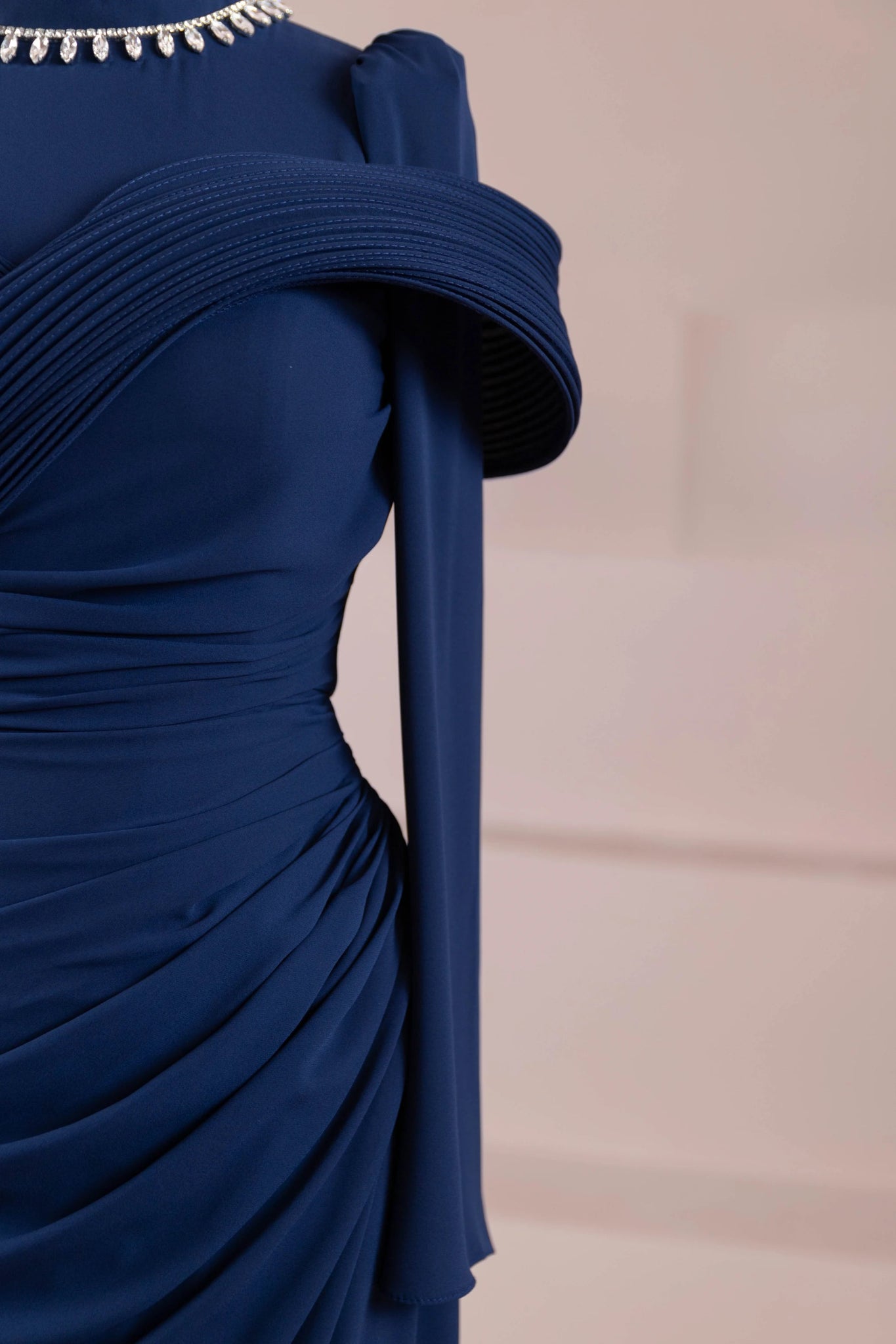 Charm Tesettür Abiye - FioraofDress - tesettur - abiye - lacivert - 36 - hijab - evening - dress