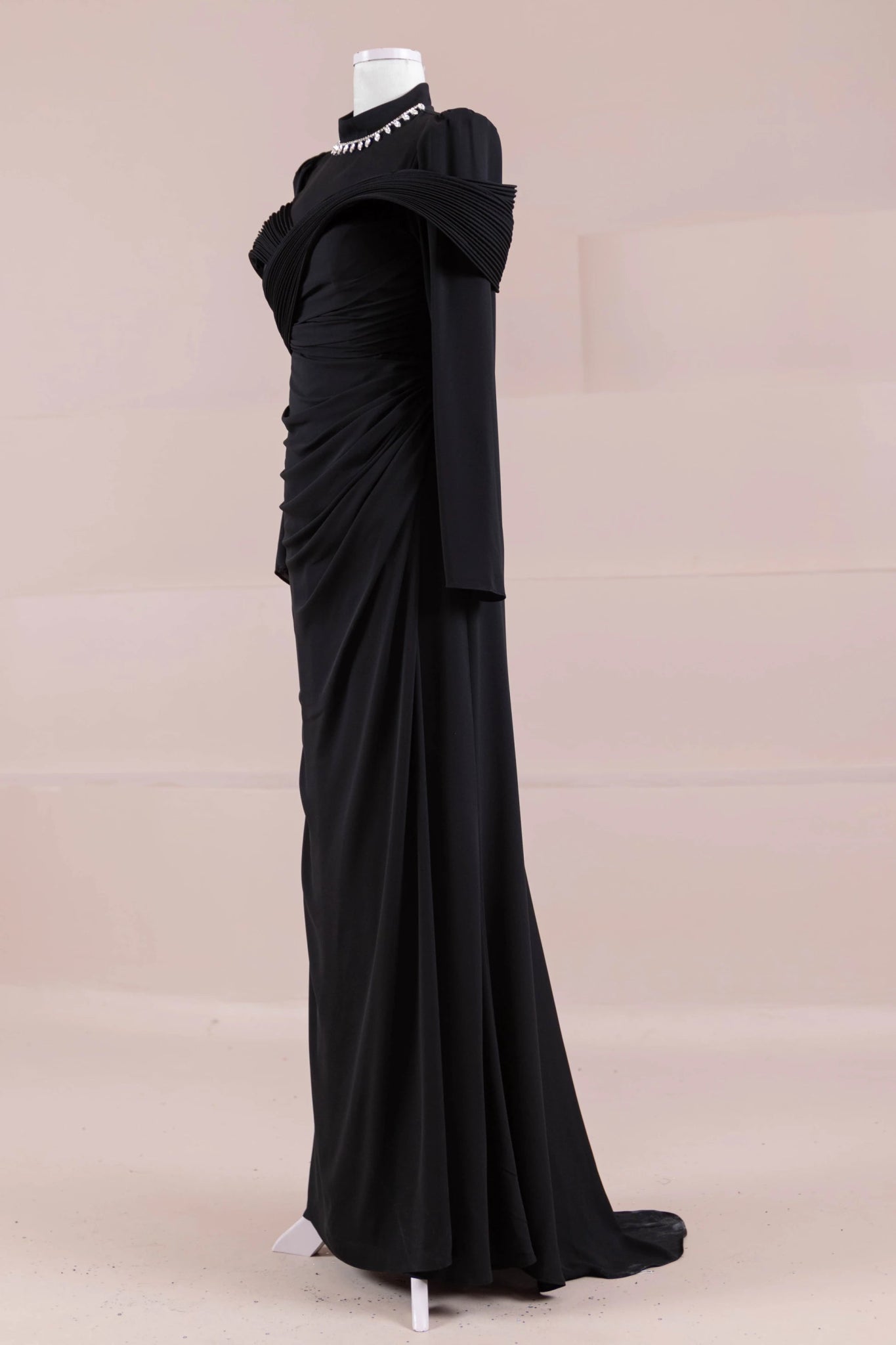 Charm Tesettür Abiye - FioraofDress - tesettur - abiye - Siyahh - 36 - hijab - evening - dress