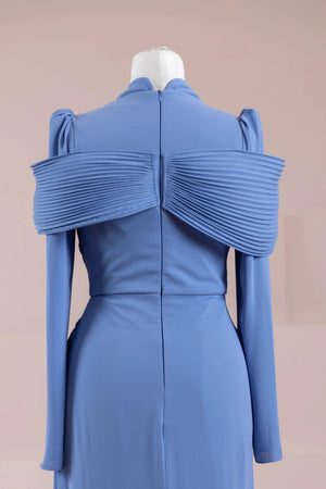 Charm Tesettür Abiye - FioraofDress - tesettur - abiye - Mavii - 36 - hijab - evening - dress