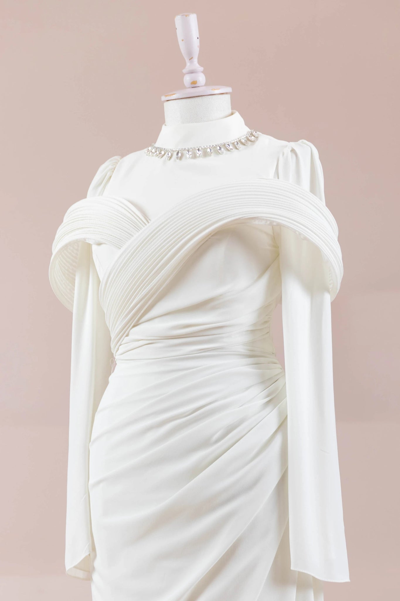 Charm Tesettür Abiye - FioraofDress - tesettur - abiye - Beyaz - 36 - hijab - evening - dress