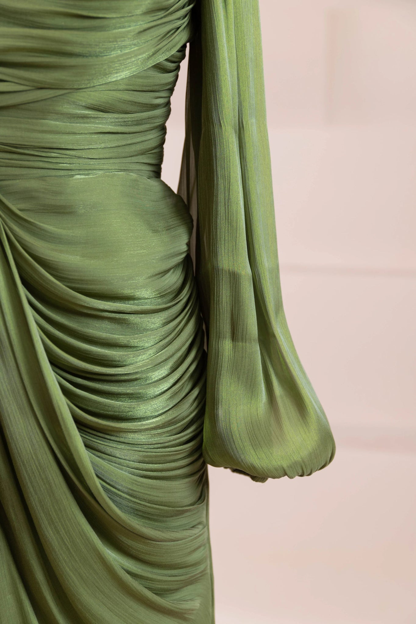 Çiçekli Lotus Tesettür Abiye - FioraofDress - tesettur - abiye - Çimen yeşili - 38 - hijab - evening - dress