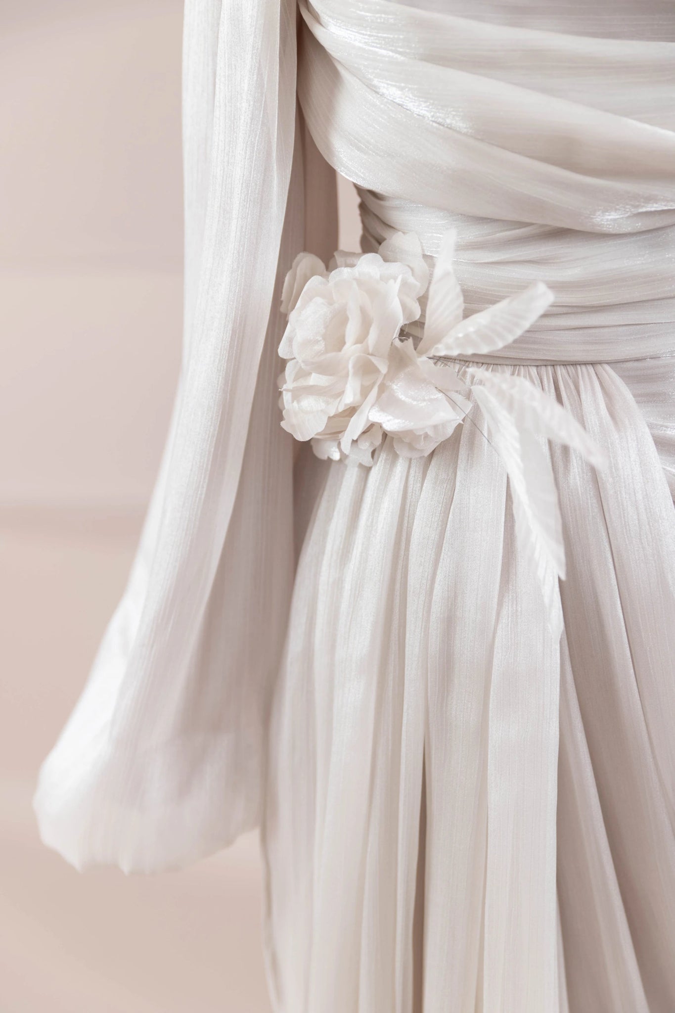 Çiçekli Lotus Tesettür Abiye - FioraofDress - tesettur - abiye - BEJ - 38 - hijab - evening - dress