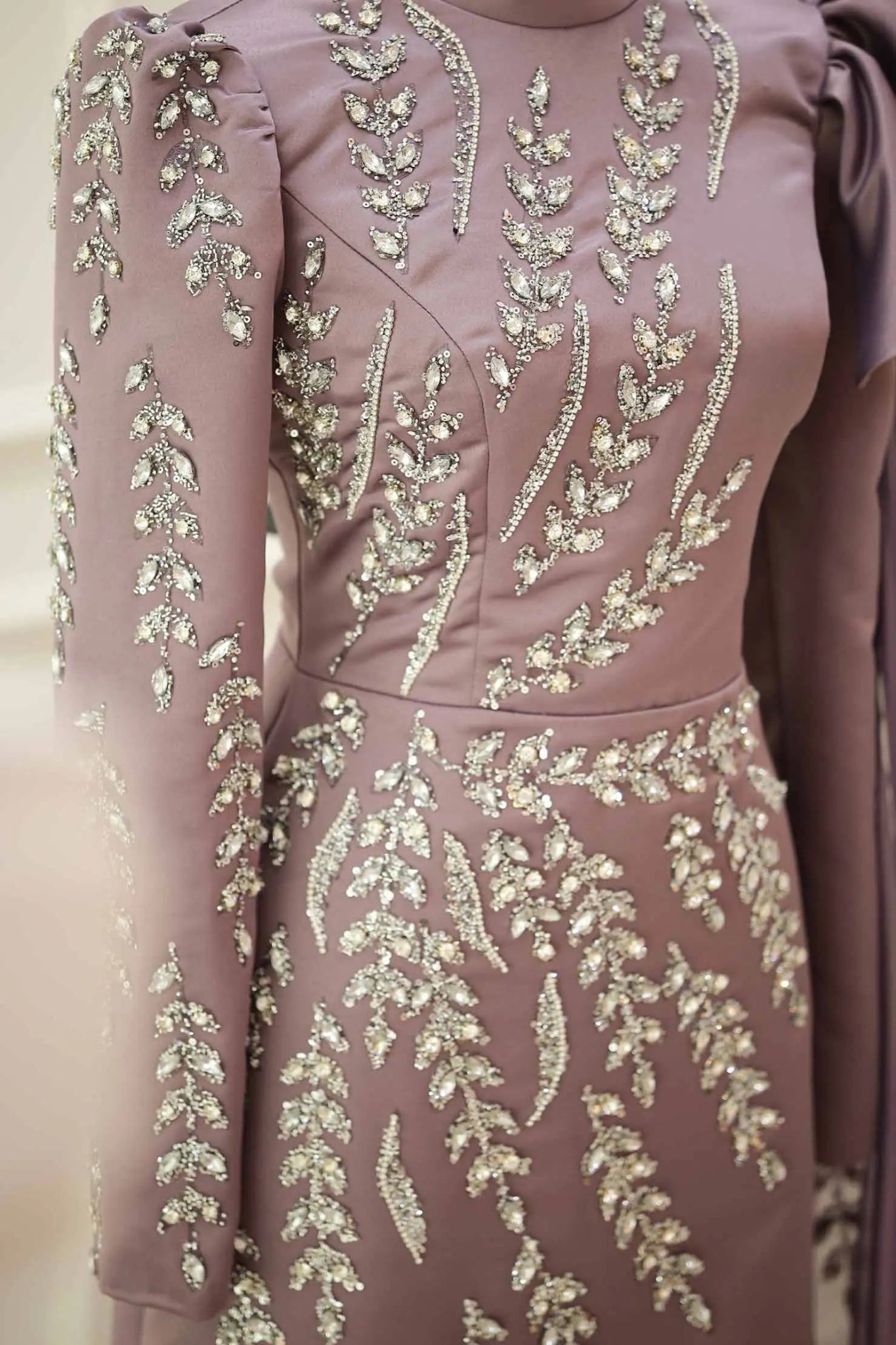 Cindy Tesettür Abiye - FioraofDress - tesettur - abiye - 48 - Pudra - hijab - evening - dress