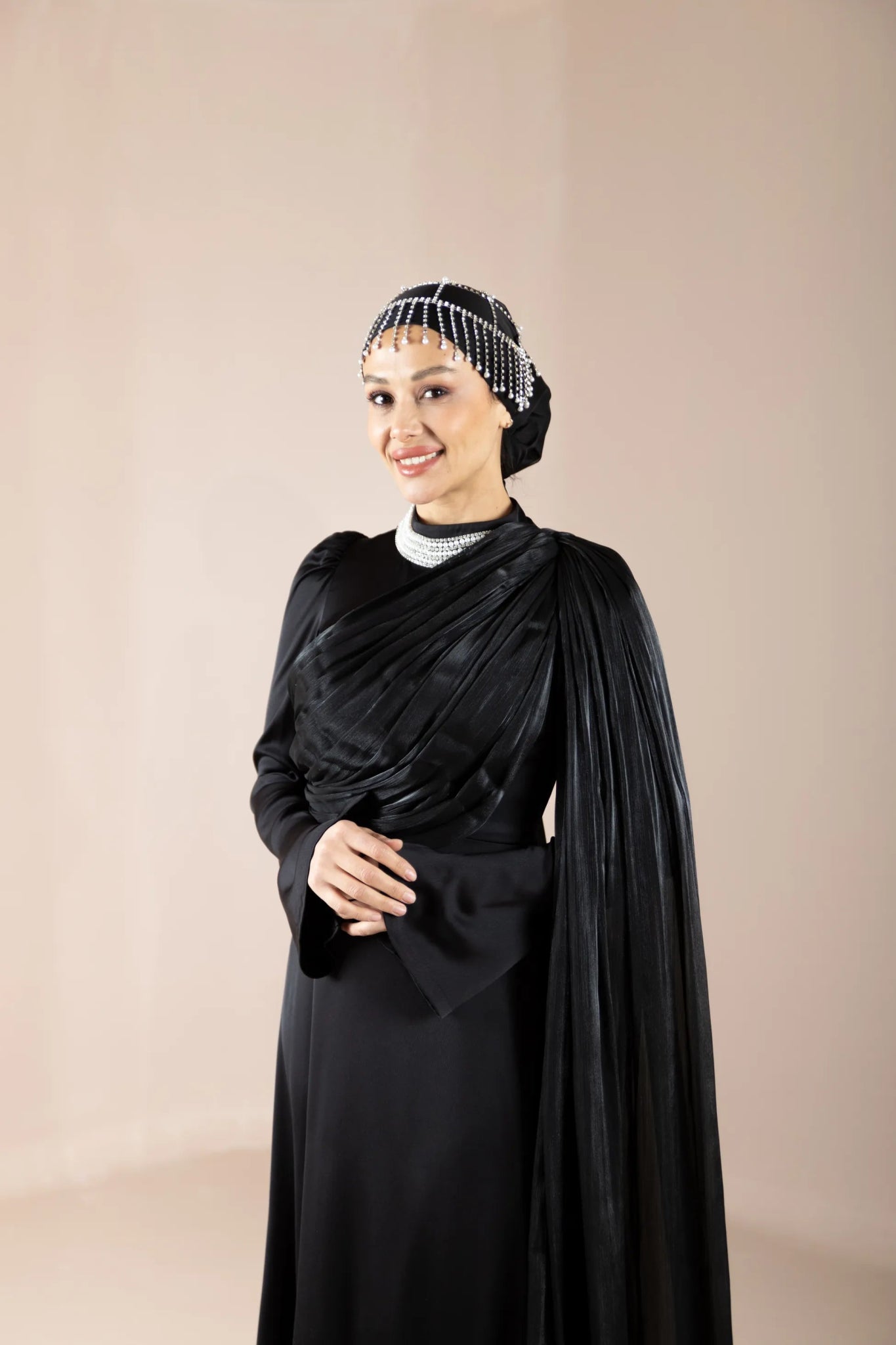Daisy Tesettür Abiye - FioraofDress - tesettur - abiye - Siyahh - 36 - hijab - evening - dress