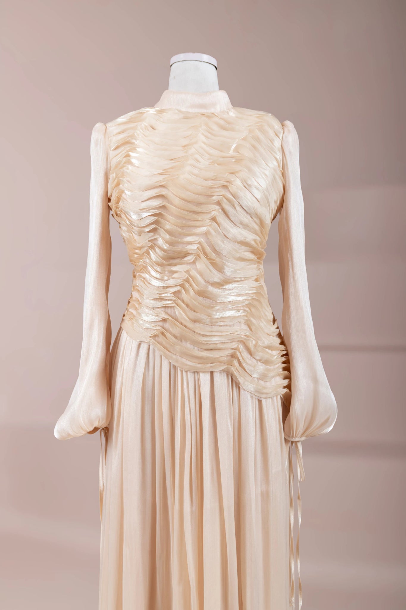 Dalia Tesettür Abiye - FioraofDress - tesettur - abiye - Ekru - 38 - hijab - evening - dress