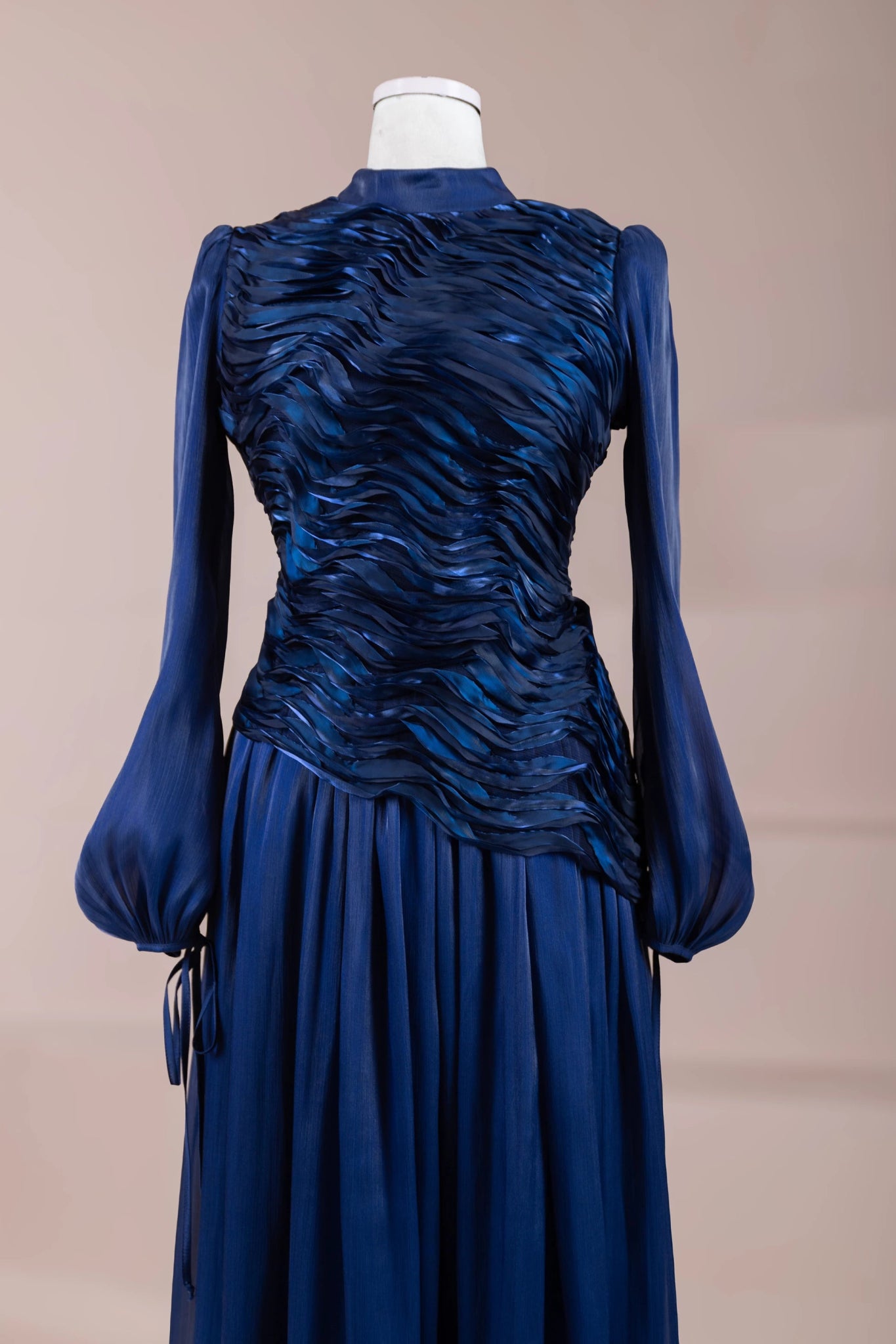 Dalia Tesettür Abiye - FioraofDress - tesettur - abiye - LACİVERT - 38 - hijab - evening - dress