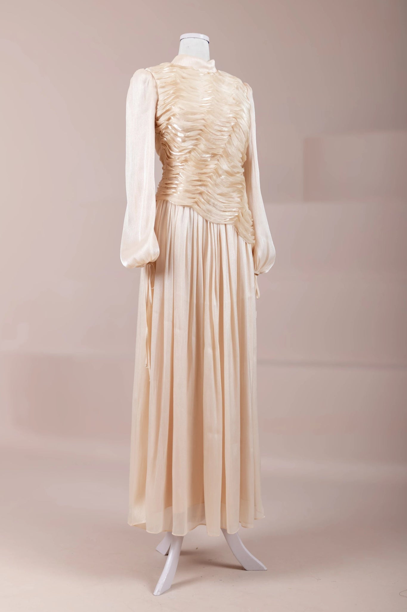 Dalia Tesettür Abiye - FioraofDress - tesettur - abiye - Ekru - 38 - hijab - evening - dress