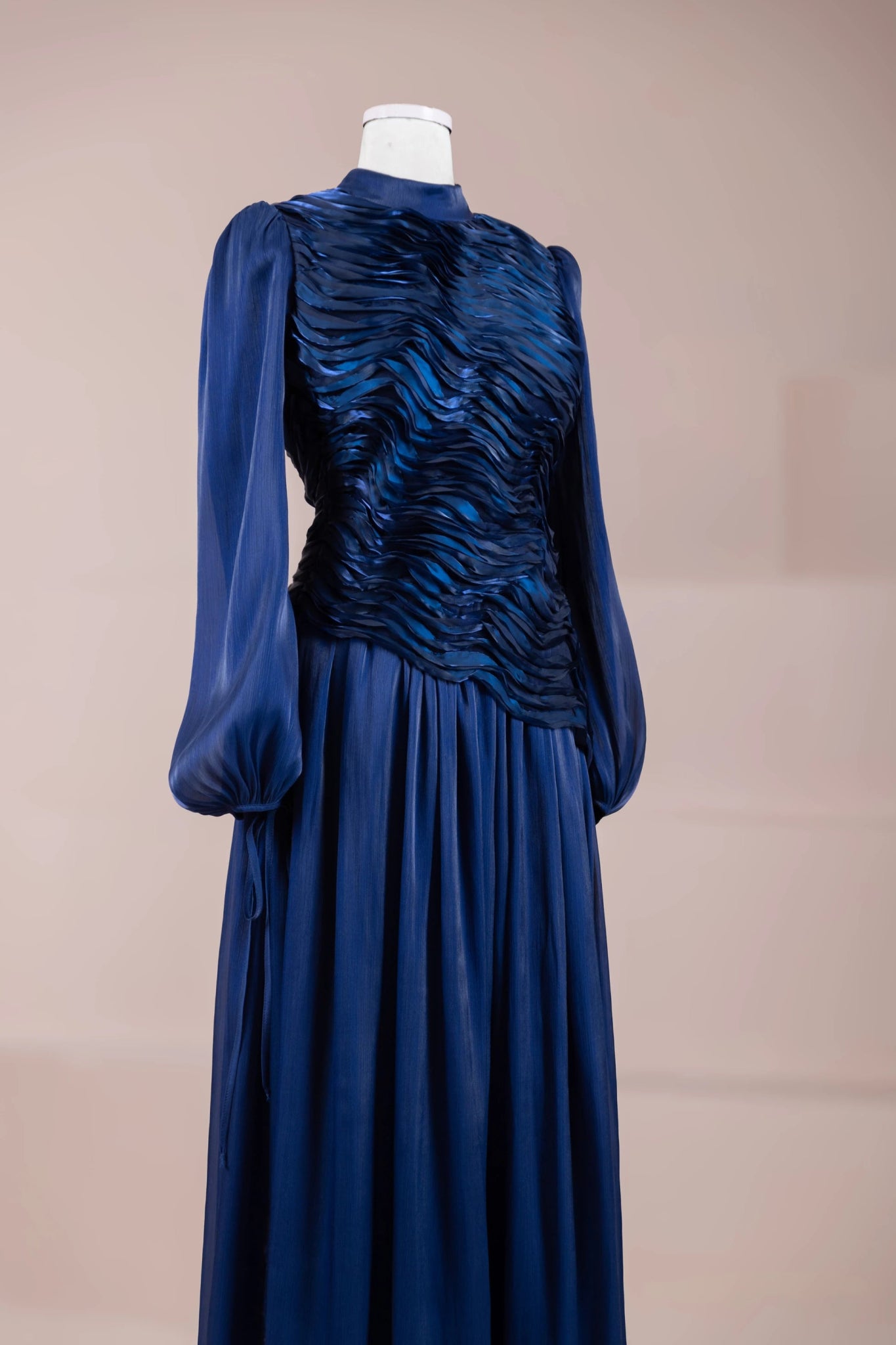 Dalia Tesettür Abiye - FioraofDress - tesettur - abiye - LACİVERT - 38 - hijab - evening - dress