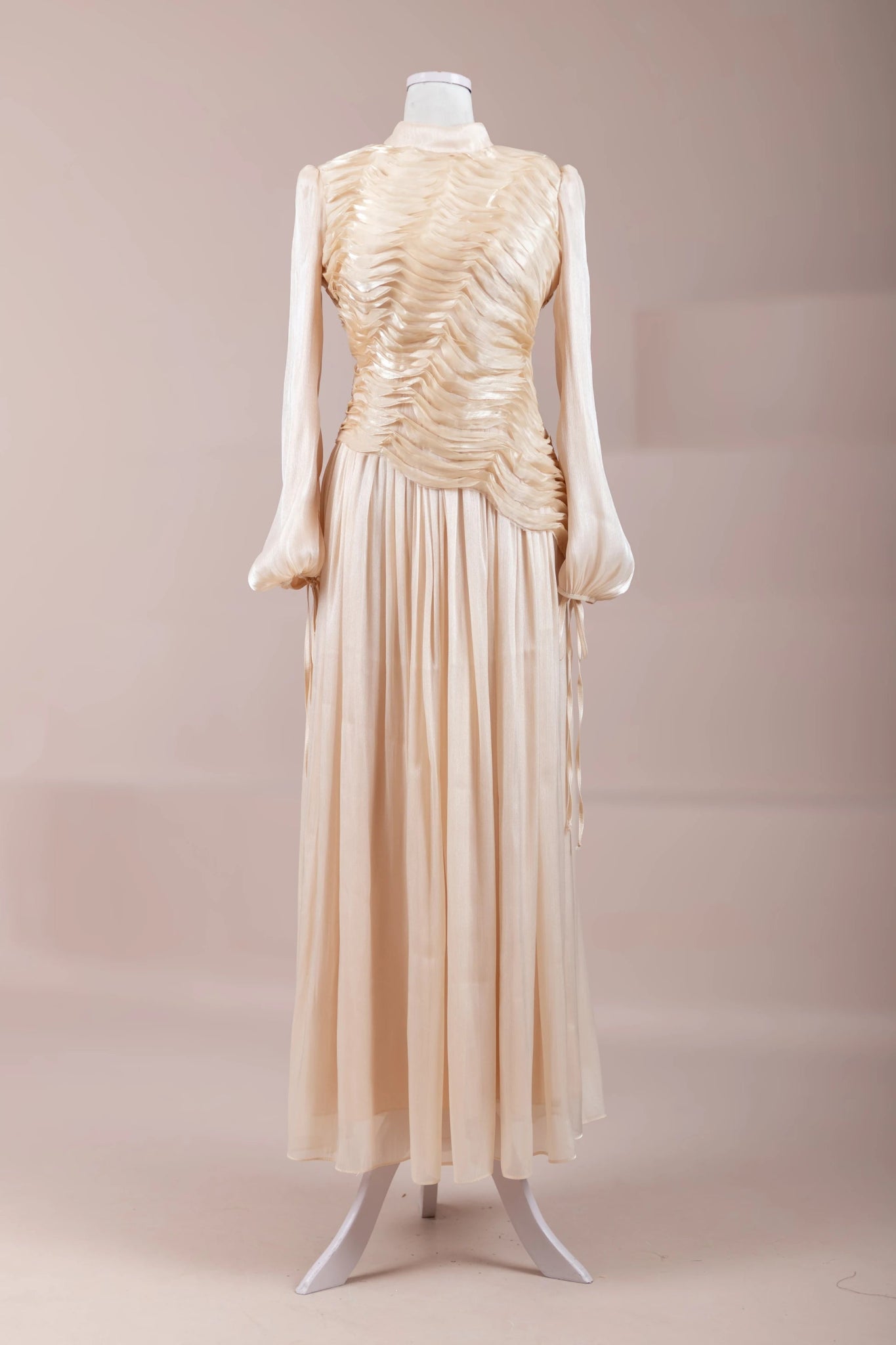 Dalia Tesettür Abiye - FioraofDress - tesettur - abiye - Ekru - 38 - hijab - evening - dress