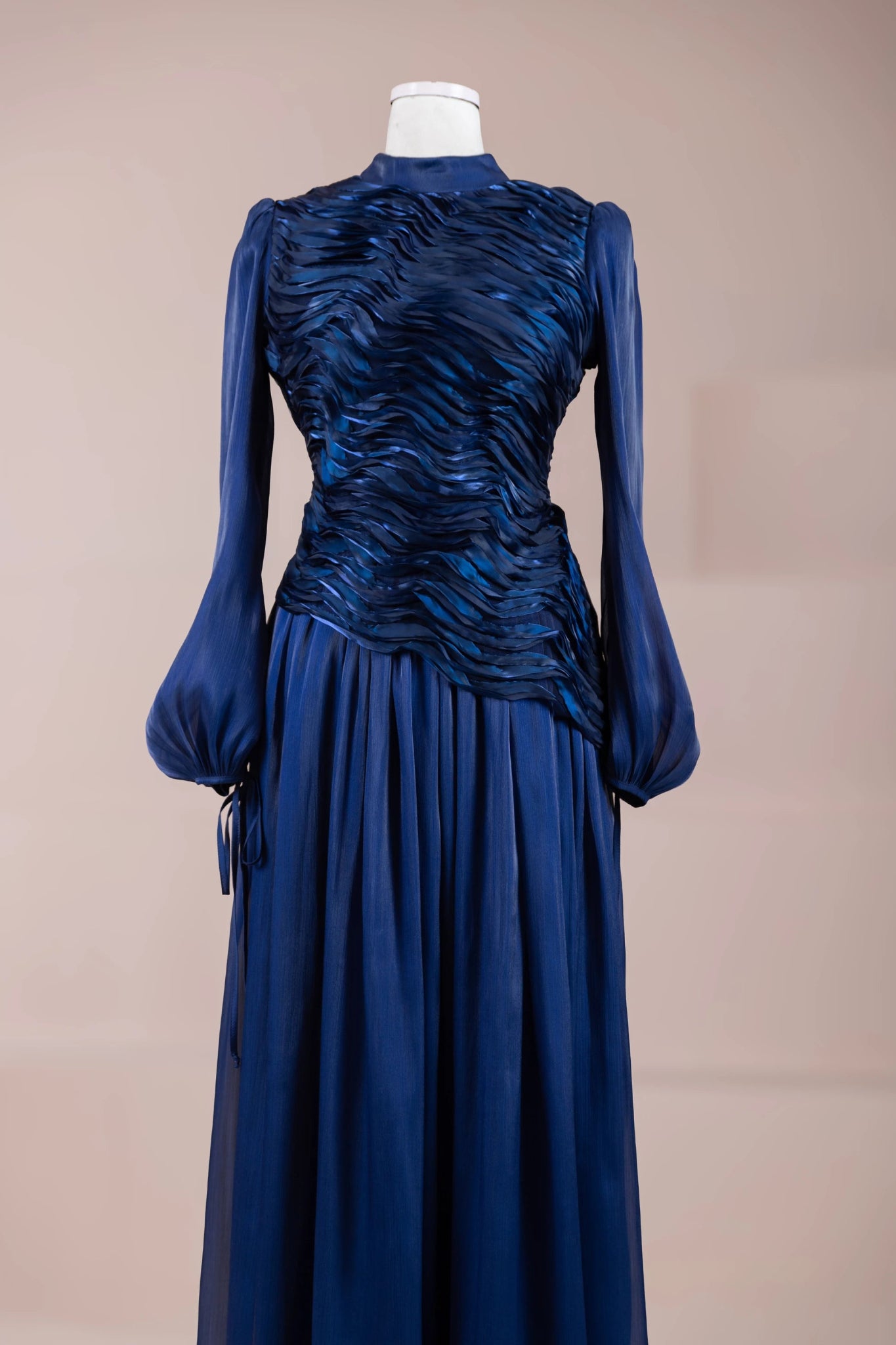 Dalia Tesettür Abiye - FioraofDress - tesettur - abiye - LACİVERT - 38 - hijab - evening - dress