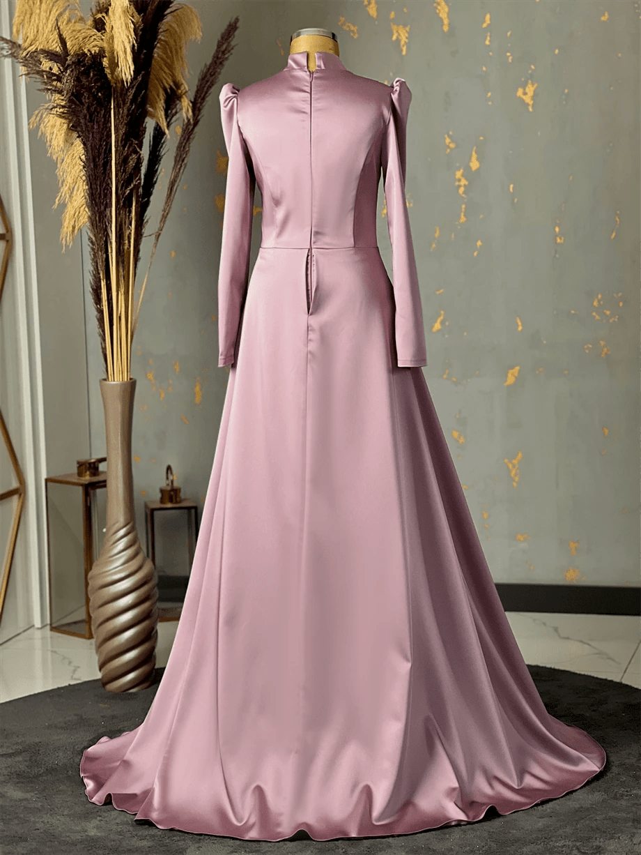 Damla Tesettür Abiye Lila - FioraofDress - tesettur - abiye - 48 - hijab - evening - dress