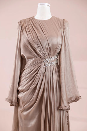 Dera Tesettür Abiye - FioraofDress - tesettur - abiye - VİZON - 38 - hijab - evening - dress