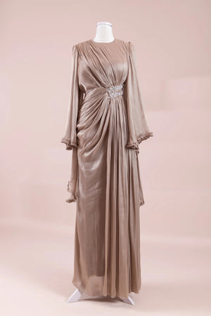 Dera Tesettür Abiye - FioraofDress - tesettur - abiye - pink - 38 - hijab - evening - dress