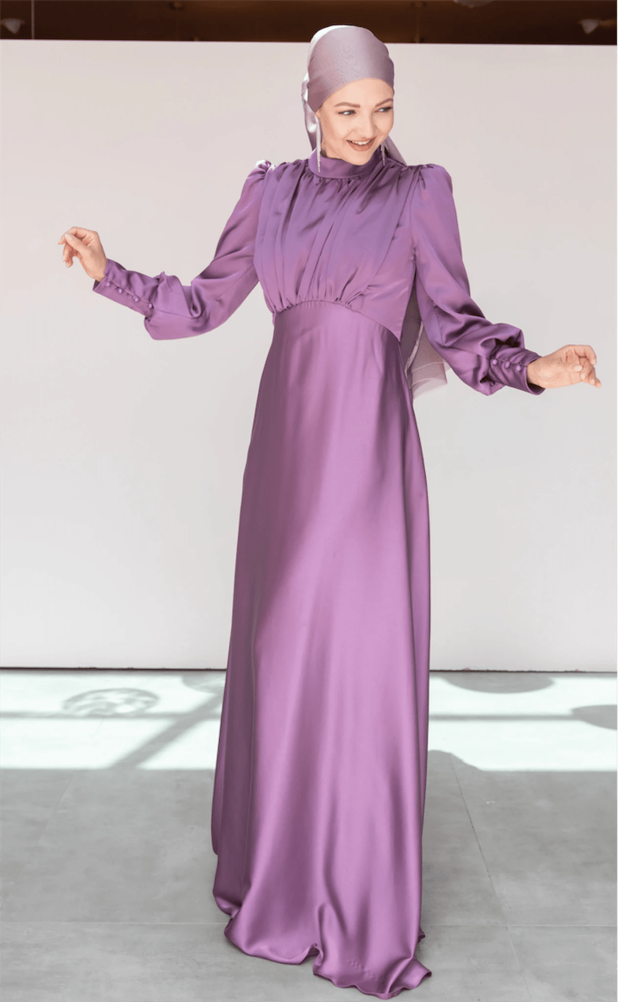 Dilay Tesettür Abiye - FioraofDress - tesettur - abiye - 46 - LİLAA - hijab - evening - dress
