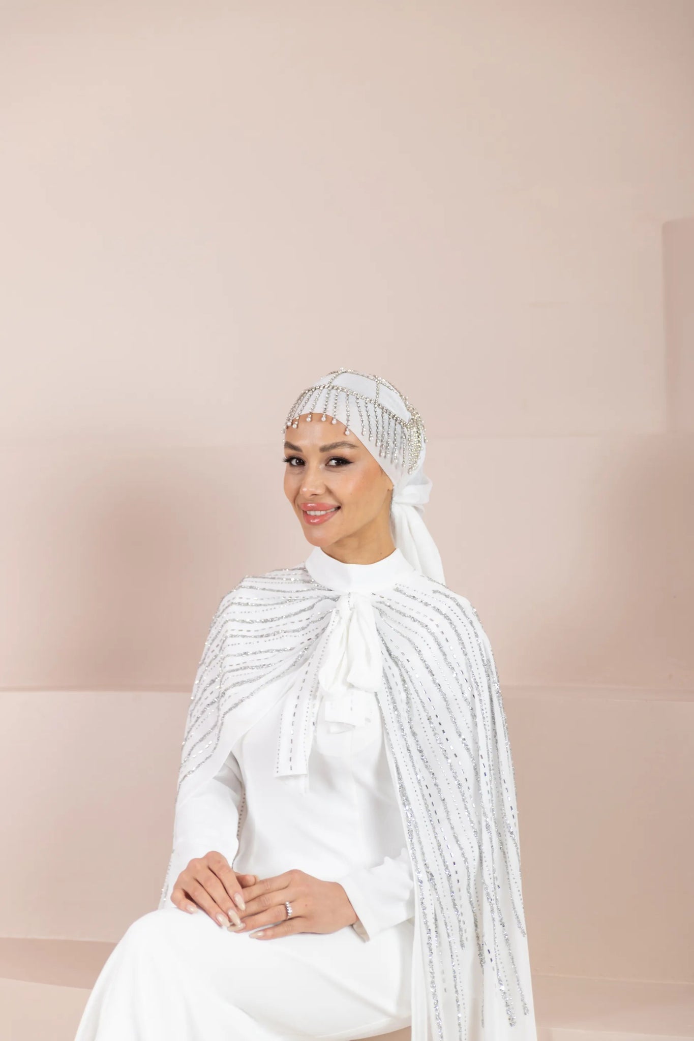 Diva Tesettür Abiye - FioraofDress - tesettur - abiye - Beyaz - 38 - hijab - evening - dress