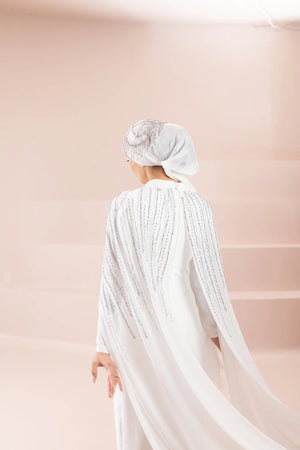 Diva Tesettür Abiye - FioraofDress - tesettur - abiye - Beyaz - 38 - hijab - evening - dress