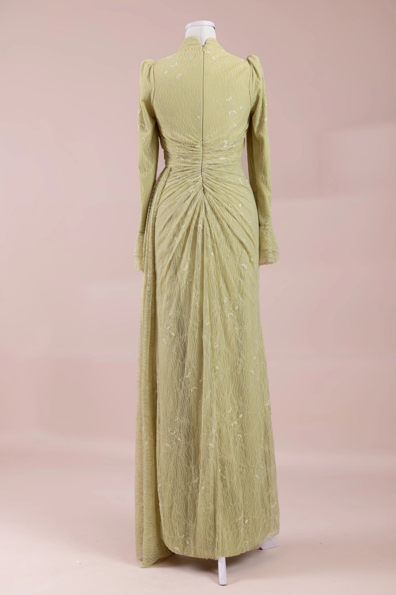 Dorey Tesettür Abiye - FioraofDress - tesettur - abiye - YAĞ YEŞİLİ - 38 - hijab - evening - dress